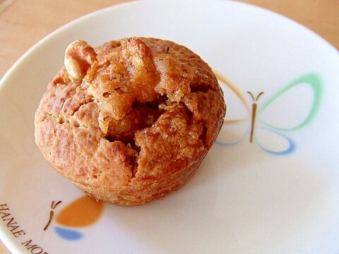 発酵ケーキ クルミ、米粉、甘酒でヘルシー